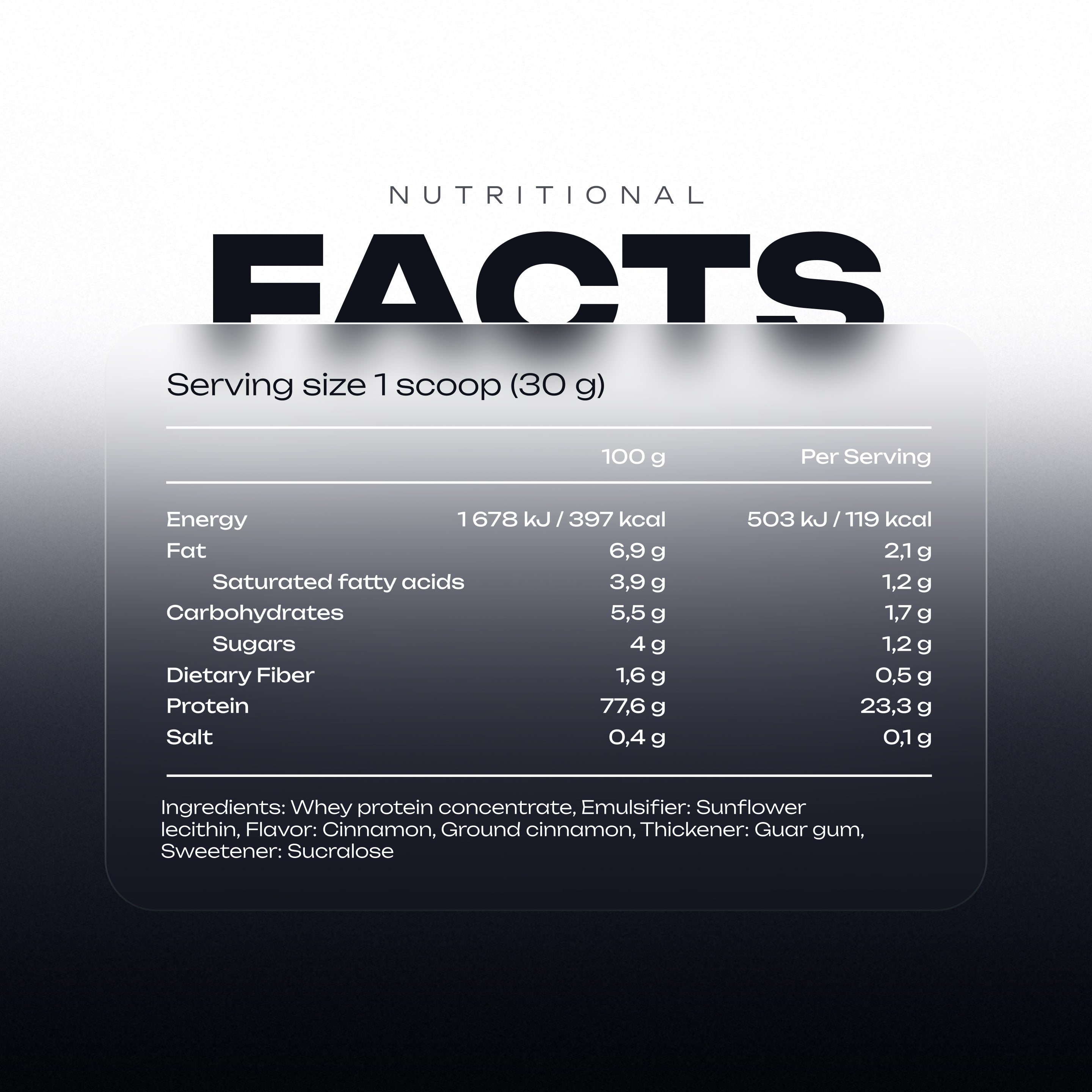 Complex CFM Whey Protein