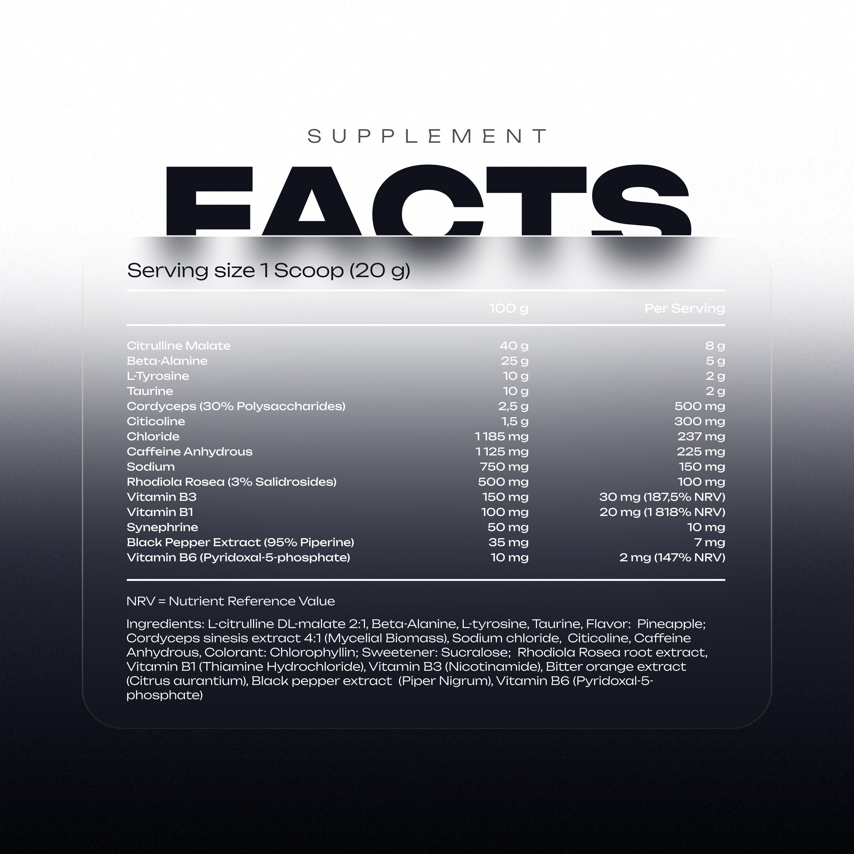 Complex Titan Pre-workout