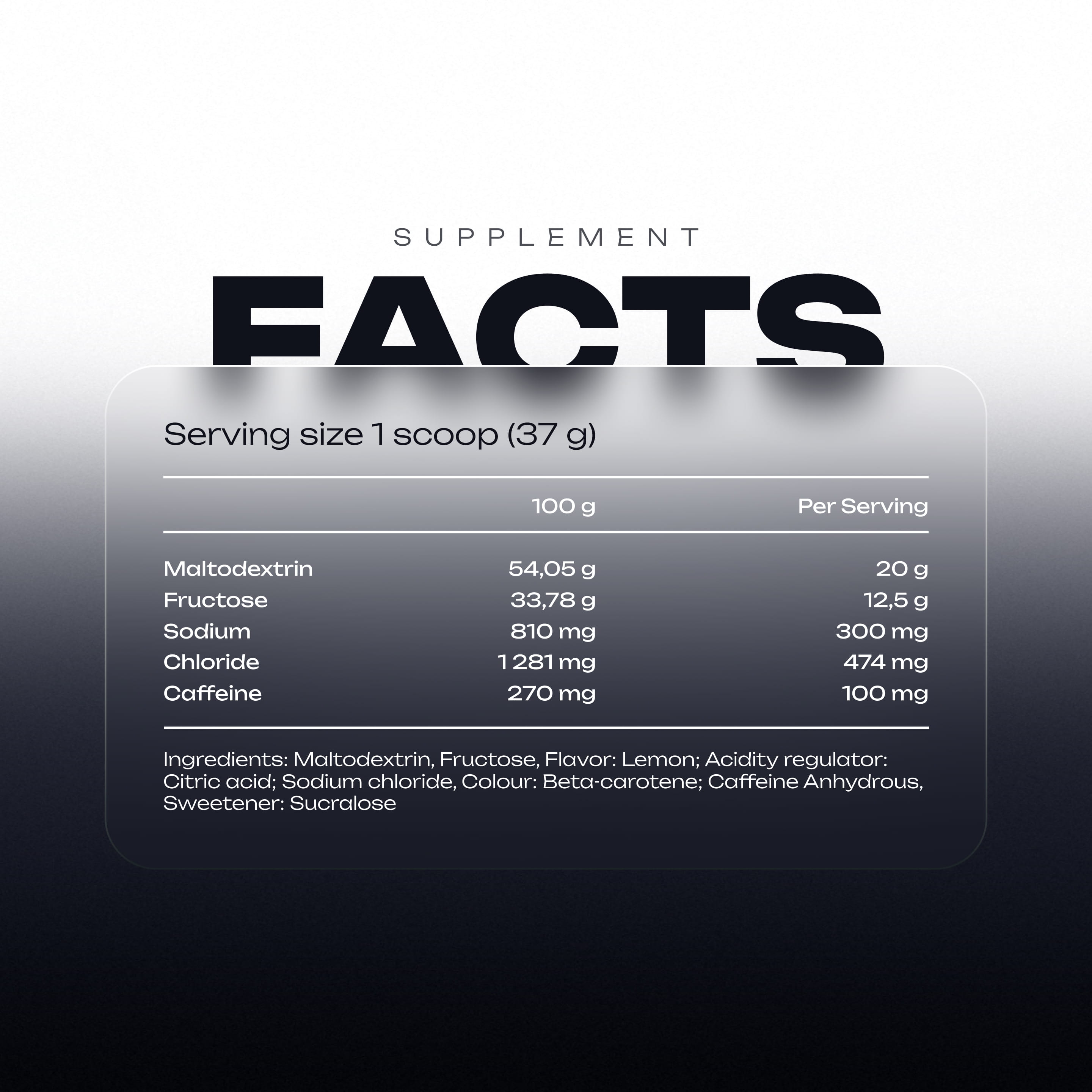 Sports Iont Drink + Caffeine