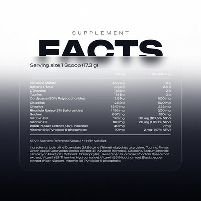 Complex Pump Non-Stim Pre-workout